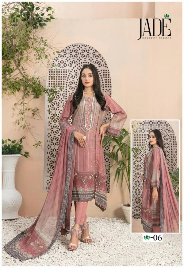 Jade Heza Azrin Lawn Cotton Designer Suit